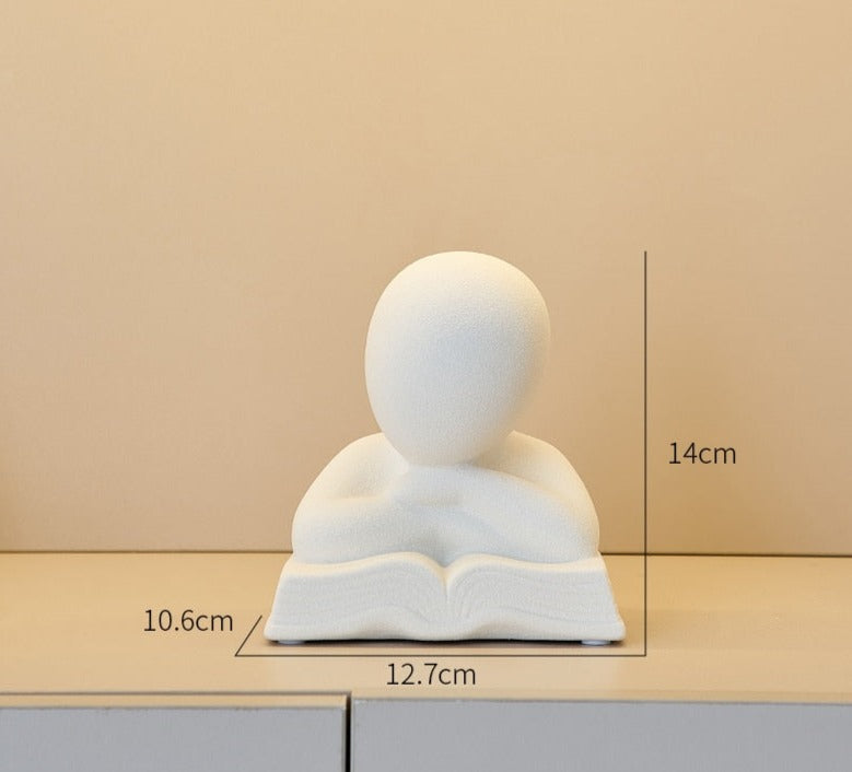 Escultura Decorativa Livro