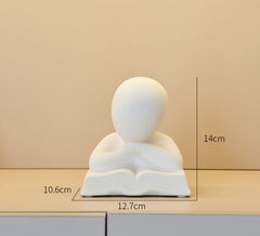 Escultura Decorativa Livro