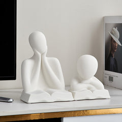 Escultura Decorativa Livro