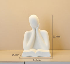 Escultura Decorativa Livro