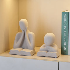 Escultura Decorativa Livro