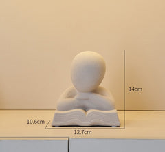 Escultura Decorativa Livro